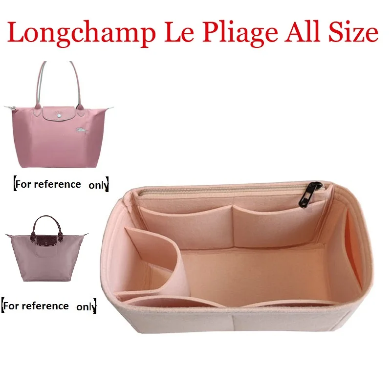 EverToner Felt Insert Organizer Bag for Longchamp Mini Le Pliage City Pouch  Bag with Handle,Bag Accessoires Bag Inner Purse - AliExpress