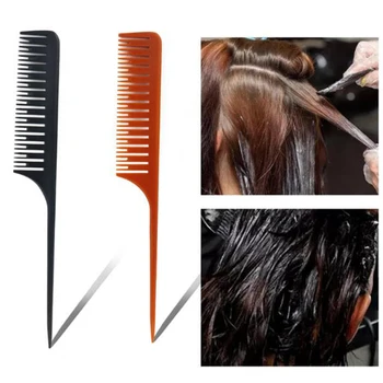 

Professional Highlight Comb Sectioning Weave Foiling Comb for Salon Dyeing Tail Combs Brush Separate Parting For Hair