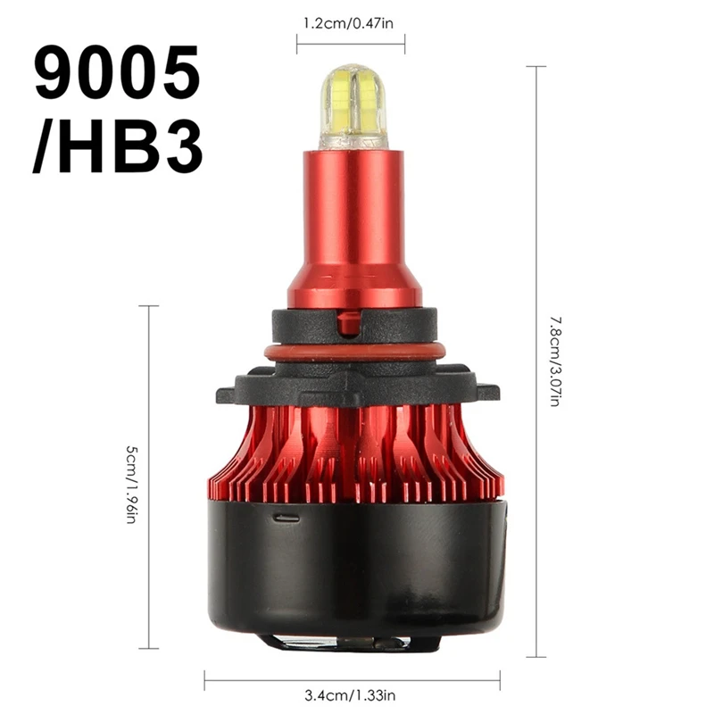8-по бокам 3D автомобильная светодиодная лампа для фары Conversion Kit 120 Вт 18000LM высокое Мощность 6500 к авто светодиодный налобный фонарь светильник 9005 9006 H1 H7 H11
