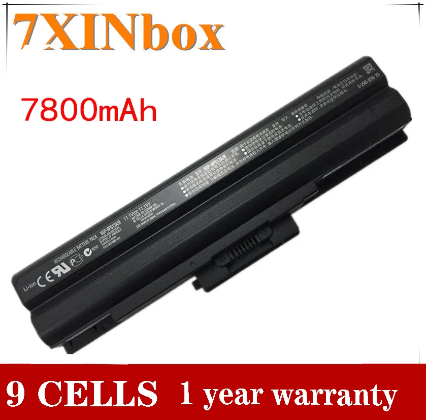 

7XINbox 9-cell 7800mAh VGP-BPS13B/Q Battery For Sony VGP-BPL13 VGP-BPS13 VGP-BPS13A/B VGP-BPS13B/B VGP-BPS13B VGP-BPS13A BPS21A