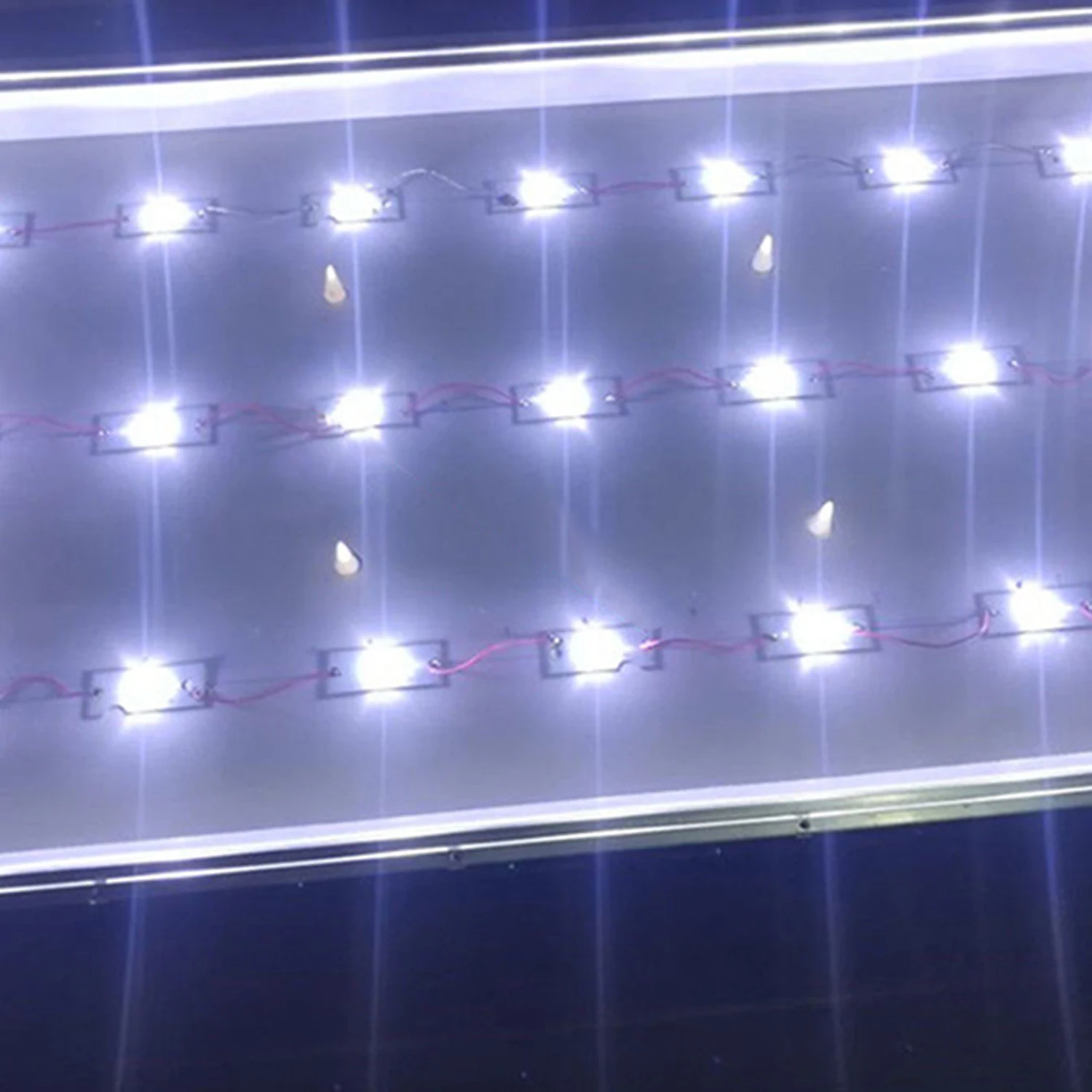 

50Pcs/lot 3V SMD Lamp Beads w/ Optical Lens Fliter for 32-65 inch LED TV Repair!