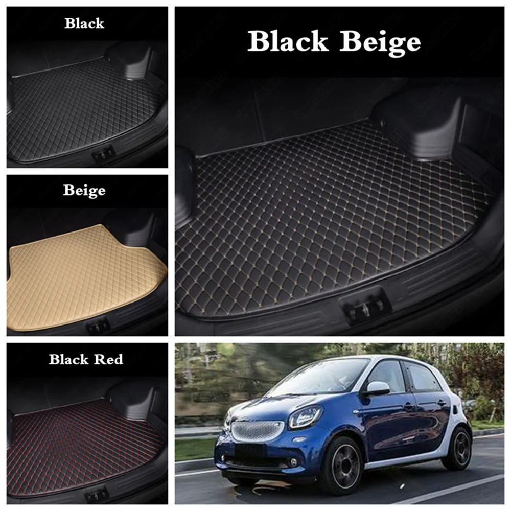 Автомобильные вкладыши для ботинок Smart Fortwo Forfour кожа на заказ автомобильный