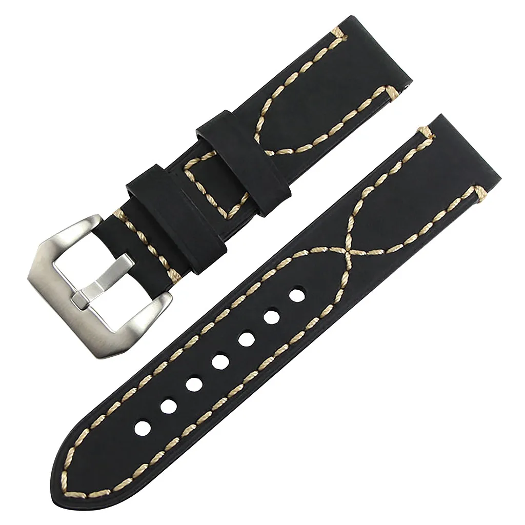 

2020 Watch Band Women Men UnisexLeather Watch Strap Bracelet instead of outdoor sports watch, retro Watch sports Straps #1