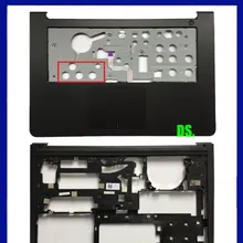 Для Dell Inspiron 14 5000 5447 5445 5448 5457 5442 5443 P49G Palmrest верхняя крышка клавиатура ободок+ Нижний Базовый чехол, черный