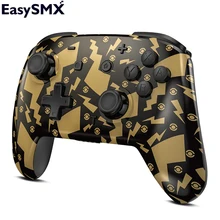 Easysmx ys06 bluetooth gamepad controlador para nintendo switch jogos consolas jogo de vídeo computador android telefone vibração gamepad