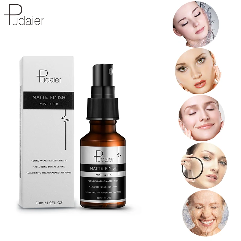 Pudaier спрей для лица профессиональный Maquillaje Fix Mist Matte Dewy Finish увлажняющий тоник спрей для закрепления макияжа контроль масла