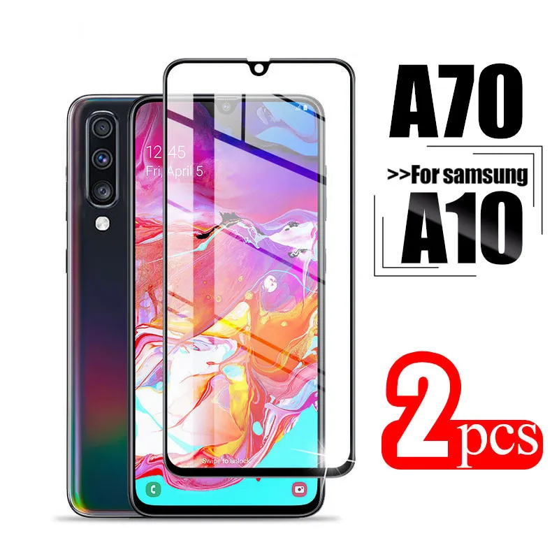 Защитное стекло для samsung galaxy A10 A70 A51 A71 закаленное 2p | Мобильные телефоны и