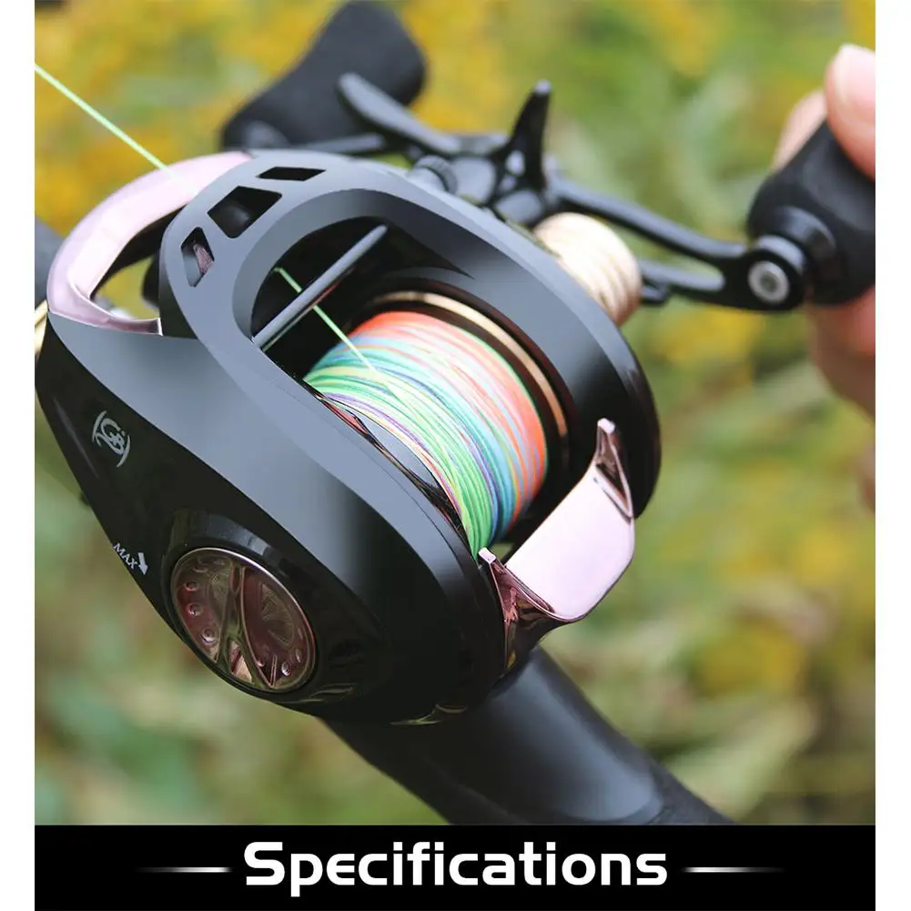 Studyset Низкопрофильная катушка baitcasing катушка 6+ 1BB высокоскоростная катушка для приманки рыболовные снасти