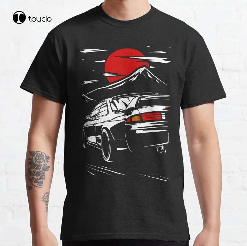 Хлопковая футболка Nissann Silvia S14 Zenki Kouki S15 S13 S12 200Zx 200Z 240Zx | Мужская одежда