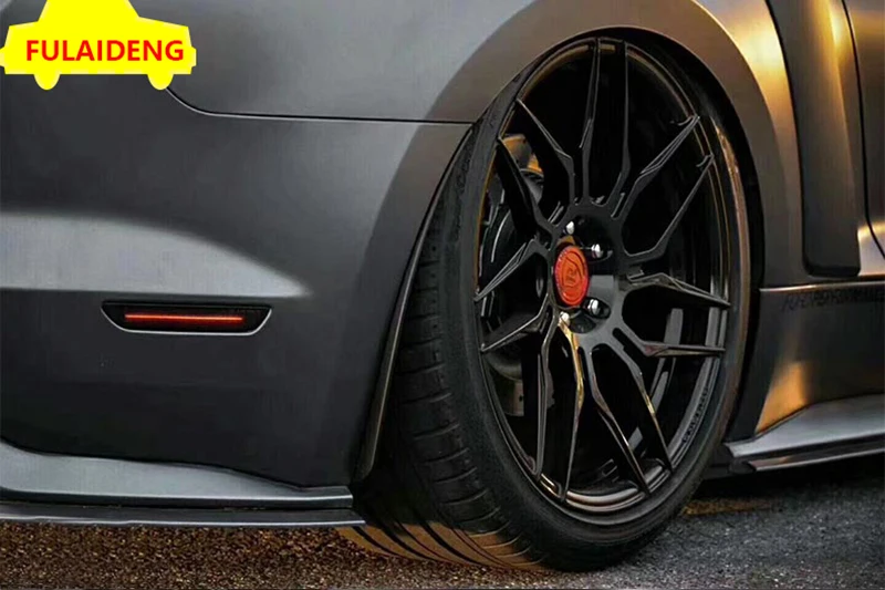2 шт. для Ford Mustang GT350- ABS пластиковые Брызговики накладка брызговик крыло автомобиля аксессуары для укладки