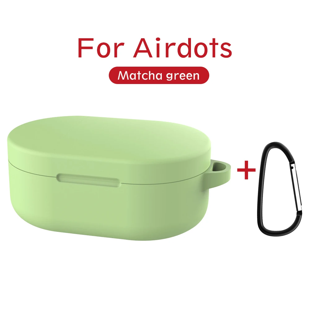 

Earphone Protective Cover Box For Redmi AirDots Solid Color Case Box For Redmi AirDots Charging Box Case Shockproof Cover