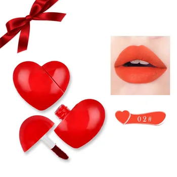 

Heart-shaped Lip Glaze Long-lasing Waterproof Non-stick Cup Lip Dyeing Liquid Lip Gloss R1