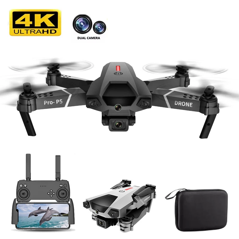 Новинка 2021 YH-P5 RC Дрон с двойной камерой 4K профессиональный Квадрокоптер функцией