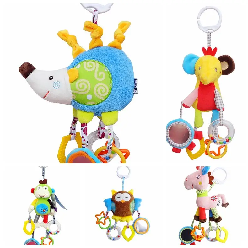 

Plush toy crib bell music ringtone plush stroller pendant 3-12 months toy