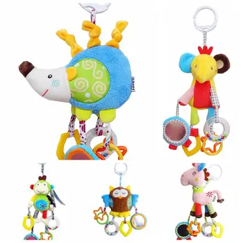 

Plush toy crib bell music ringtone plush stroller pendant 3-12 months toy
