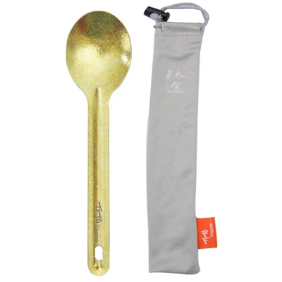 TiTo titanium spork походная ложка из титанового сплава вилка для пикника Сверхлегкая Экологичная Титановая посуда портативная - Цвет: brightlyspoon