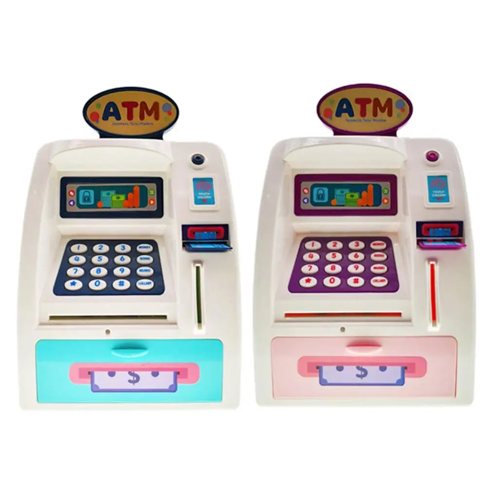 

Simulation Electronic ATM Password Fingerprint Music LED Model Pretend Play Toy