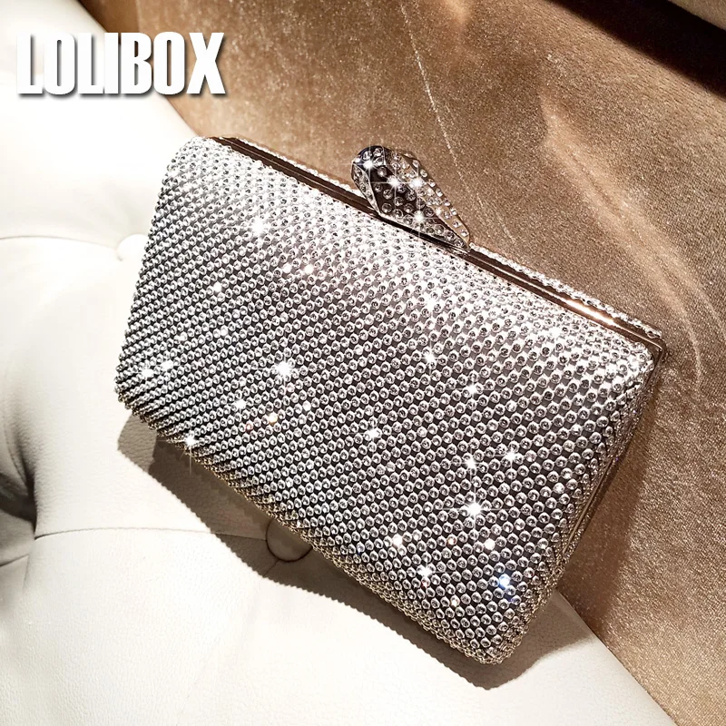 

LOLIBOX Women Bags Shiny Diamonds Sequins Women Clutches Women Messenger Bags Bling Stars Women Evening Bags Clutch Purse