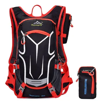 

18L Waterproof Bicycle Bike Backpack with Rain Cover for Hiking Running Cycling LX9F