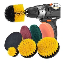 Новые 8 шт./компл. сверла щетка Скраб колодки Мощность скруббер набор очищающих салфеток