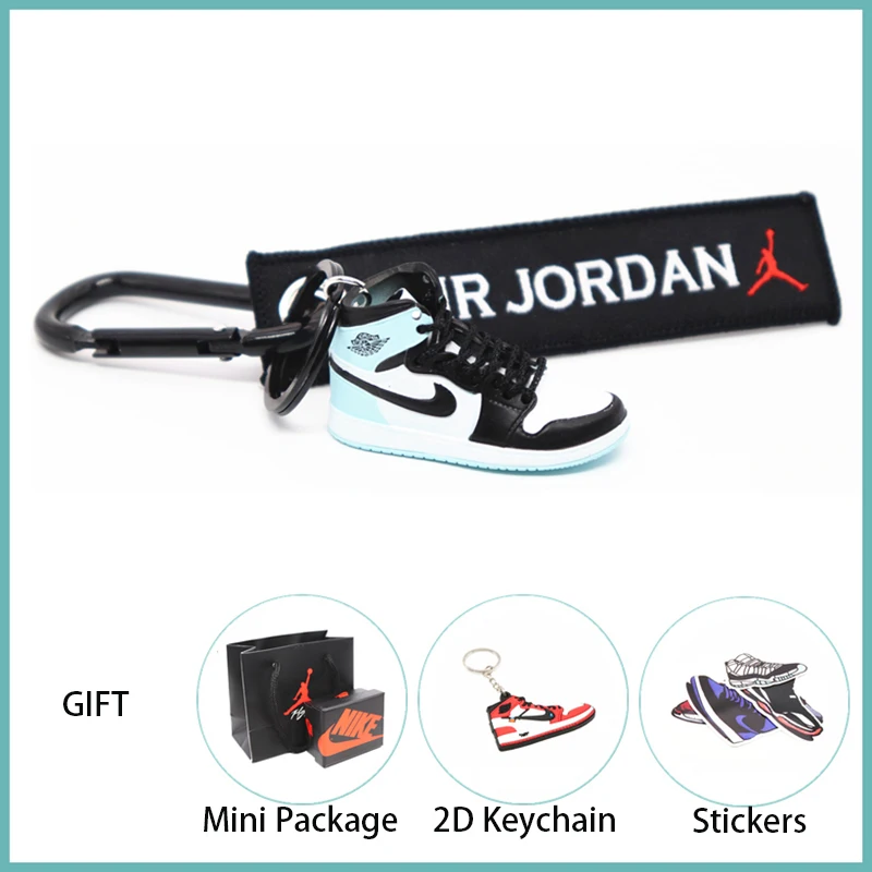 Новинка ручной работы 3D AJ Key ChaiAir Mini Jordan кроссовки модель милый брелок для ключей Баскетбольная обувь Подарочный Брелок для ключей модные украшения - Цвет: 38