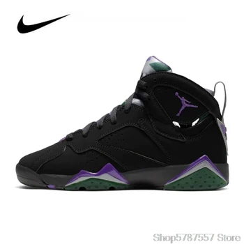 

Original Nike Air Jordan 7 Men's Jordan Shoes Basketball Shoes Comfortable Gym Training Boots High Top Ray Allen (GS) 304774-05