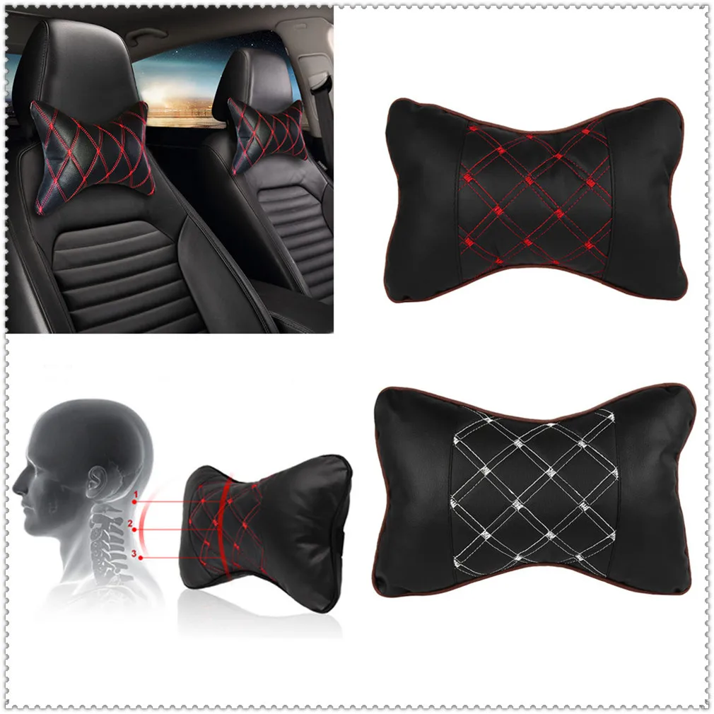 Car Pillow Headrest Seat Head Neck Rest Cushion Pad for Lexus LF Gh SC IS250C HS SC430 LS600h