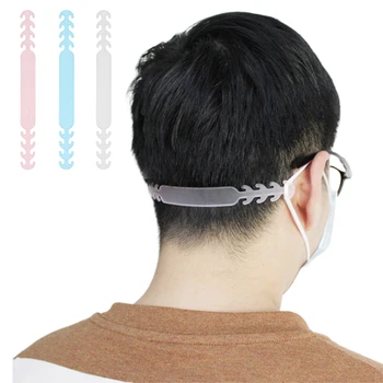 

1Pcs Ear Mask Hooks Soft Face Mask Ear Hooks Buckle Kids Adjustable Earache Prevention Fixer Non-slip Masks Hooks Random Color