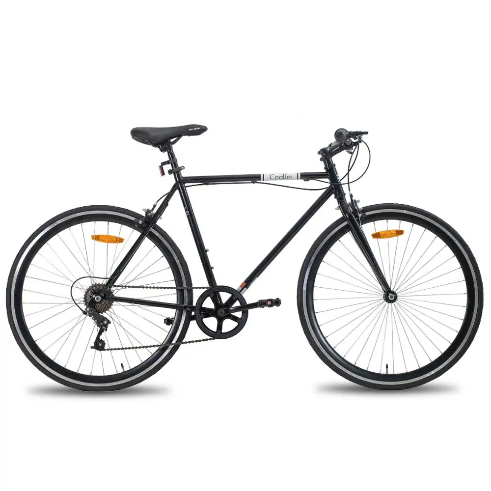 Coolin дорожный гибридный велосипед 700C колеса с одной скоростью bicicleta 6 скоростей |