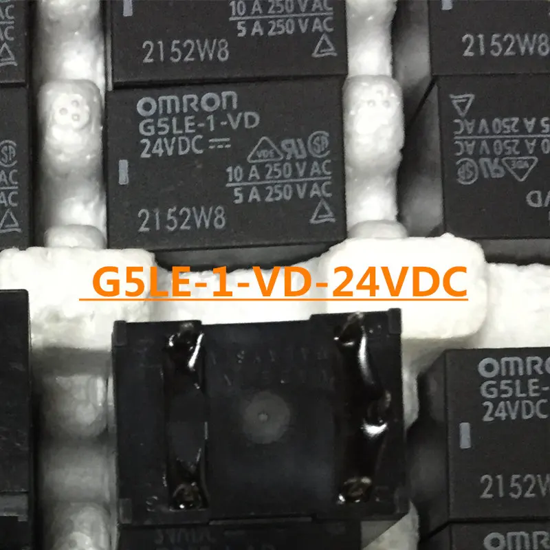Релейный модуль G5LE1VD 24 в пост. Тока 10 А диаметр 5 с разъемами типа DIP5 2 1 2|Реле| |