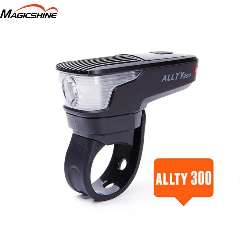 

Magicshine ALLTY 300 Mrico-USB Charging Bicycle Light XP-G2 max 300 lumen Bike Front Light with 1200mAh built in battery