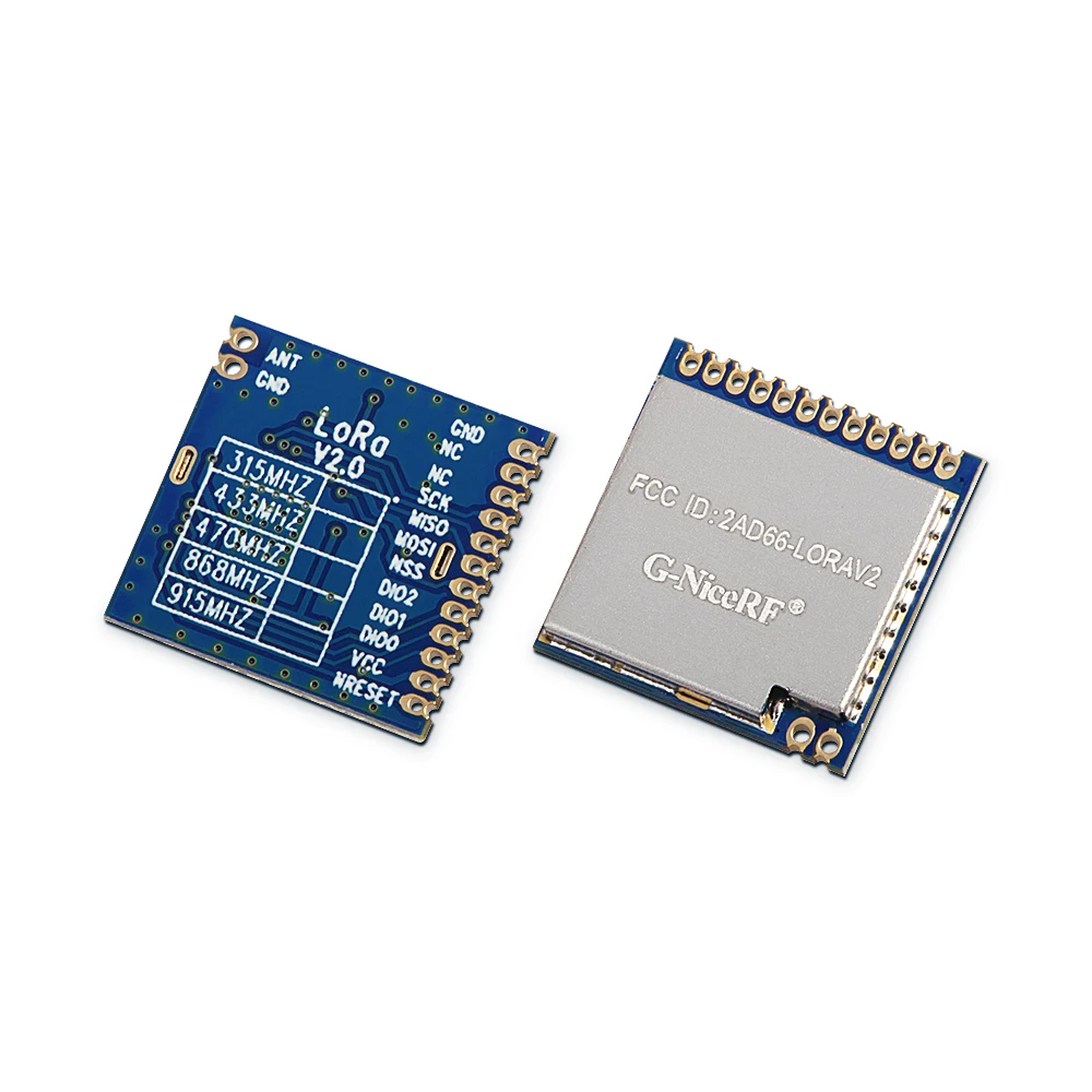 4 шт./лот FCC Сертифицированный 100 мВт SX1276 Lora модуль 915 МГц | 868 км радиочастотный
