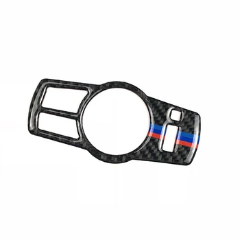 

Carbon Fiber Headlight Switch Cover Sticker For BMW 5 Series F10 F07 F25 F26 F01 Durable Scratch Resistant And Corrosion Resist