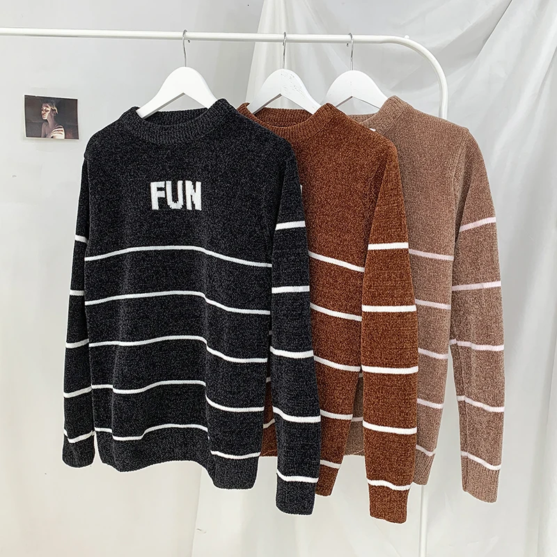 Winter Thick Sweater Men's Warm Fashion Letter Knit Sweaters Man Streetwear Wild Loose Pullover Men Sweter Clothes M-2XL Winter Thick Sweater Men's Warm Fashion Letter Knit Sweaters Man Streetwear Wild Loose Pullover Men Sweter Clothes M-2XL