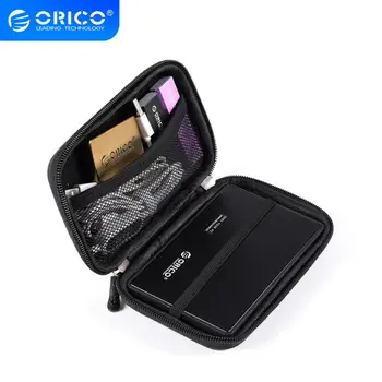 

Orico Black PHL-25-BK 2.5 inch mobile hard disk protection bag support Dustproof Waterproof HDD SSD packet