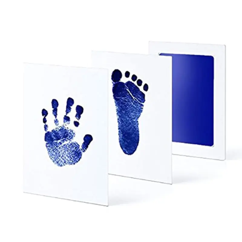 Baby Handprint Footprint Ink Pads Kits Pet Dog Paw Print Souvenir Non-Toxic