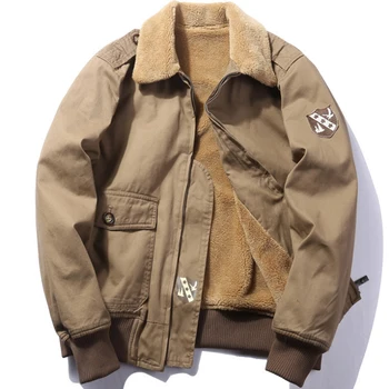 

2020 Plus Size Military Jacket Men Spring Autumn Cotton Pilot Jacket Coat Army Men's Bomber Jackets Cargo Flight Jacket Male