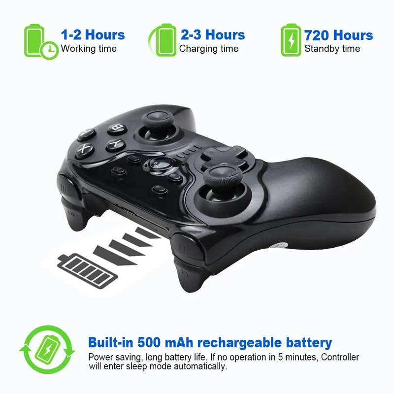 Беспроводной Bluetooth Gampead контроллер NS джойстик с поддержкой версии 5.1.0 переключатель Pro игровой контроллер для переключения