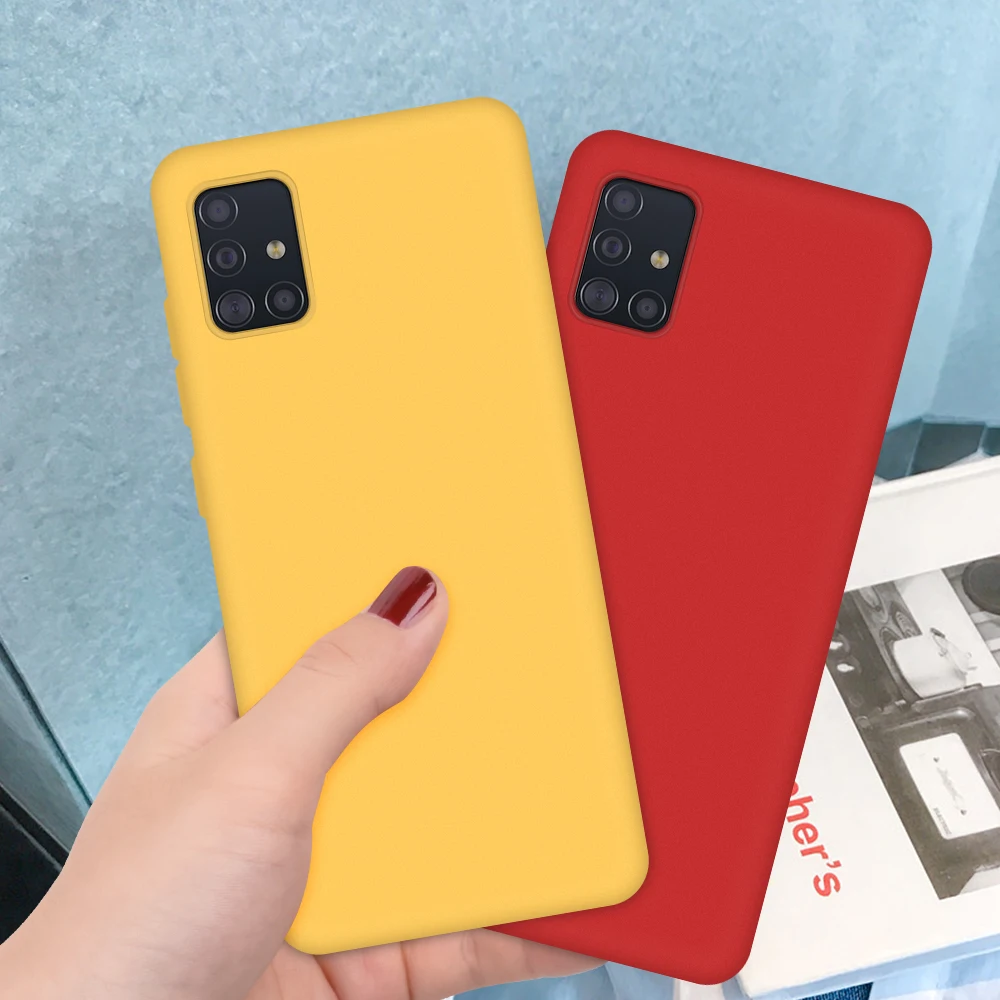 Силиконовый чехол из ТПУ для Samsung A51 A71 милый Galaxy S20 ультрамягкий телефона|Бамперы|