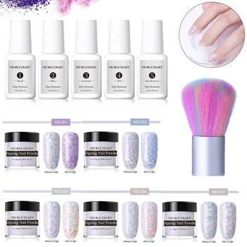 

Neon Pigment Nail Powder Dust Gradient Glitter Luminous Nail Powder Set 7ml Glitter Nail Dipping Powder Kit Decoration