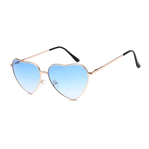 KUMARRY, модные солнцезащитные очки в форме сердца, Женские винтажные цветные солнцезащитные очки, женские очки для отдыха на открытом воздухе, солнцезащитные очки, UV400 - Цвет линз: MN521-4