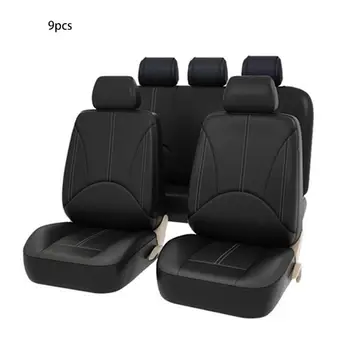 

9Pcs/Set Universal Car Seat Cover Cushion Car Interior Accessories Auto Seat Protectors Waterproof Dustproof Car Seat Cover