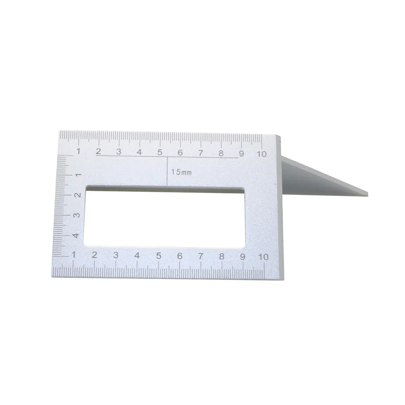 90 Degree Right Angle Finder Ruler Stainless Steel Easy to Read Measurement  Square Layout Template Tool(300mm*150mm)