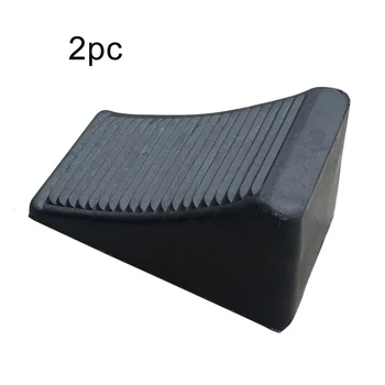 

2 Pack Anti-skid Heavy Duty Car Truck Triangle Stopper Block RV//Trailer Rubber Wheel Chocks