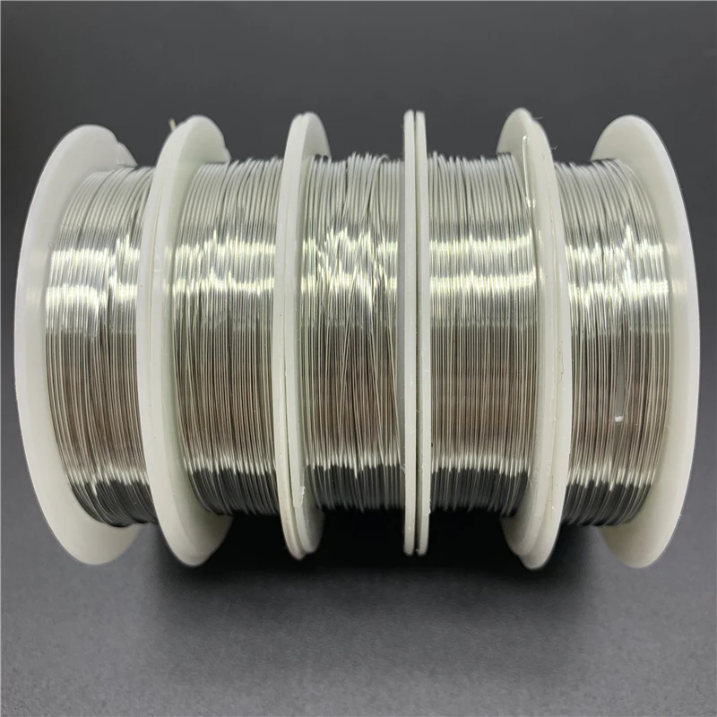 0.3/0.4/0.5/0.6/0.8/1mm Silver Brass Copper Wires Beading Wire For Craft Making Jewelry DIY Cord String Accessories