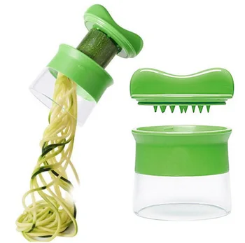 

Handheld Carrot Potato Cucumber Spiral Grater Cutter Vegetable Fruit Slicer Salad Noodle Spaghetti Zucchini Blade Spiralizer