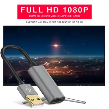 

HD HDMI Capture Card USB 2.0 1080P Game Capture Card Game Recorder 1080p Video Capture Card for Live Streaming