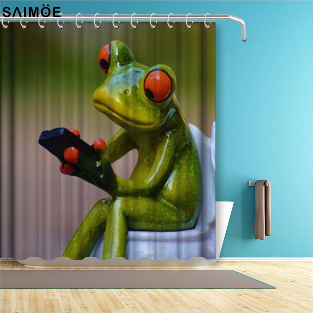 Fun Porcelain Frog On Toilet Decor Home Shower Curtain Funny Green Cartoon Animal Polyester Fabric Bathroom Accessories Curtains Shower Curtains Aliexpress Fun Porcelain Frog On Toilet Decor Home Shower Curtain Funny Green Cartoon Animal Polyester Fabric Bathroom Accessories Curtains Shower Curtains Aliexpress