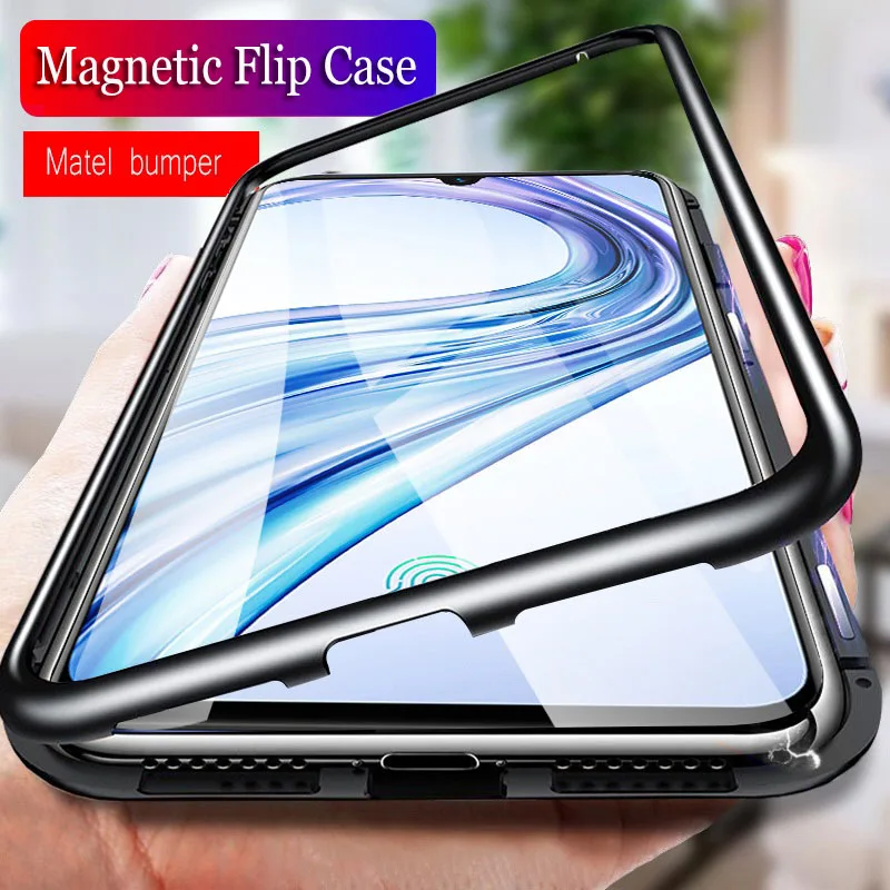 Magnet Magnetic Adsorption Metal bumper Case for Huawei P30 P20 lite pro mate 30 20 10 Honor 9X 8X Nova 3i 5t P smart Z 2019 Y9 flip case |