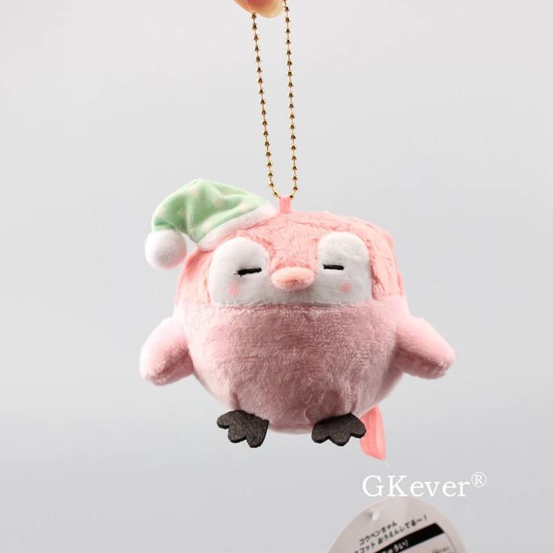 11-20 см Тоторо Плюшевые игрушки куклы милые kawaii положительная энергия мягкая игрушка-Пингвин животные игрушки Дети Рождество подарок на день рождения - Цвет: Pink 9cm